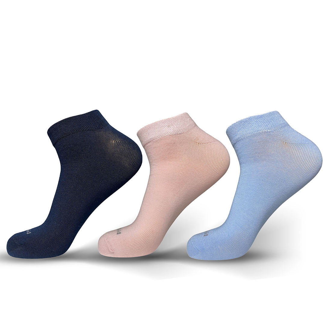 باك 3 قطع شراب حريمي سوكيت كحلي/روز/لبني