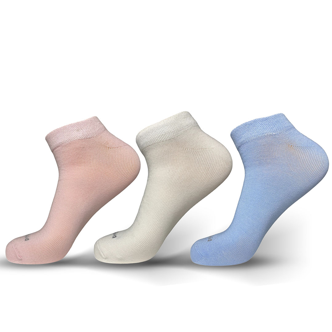 باك 3 قطع شراب حريمي سوكيت روزز/كريمي/لبني