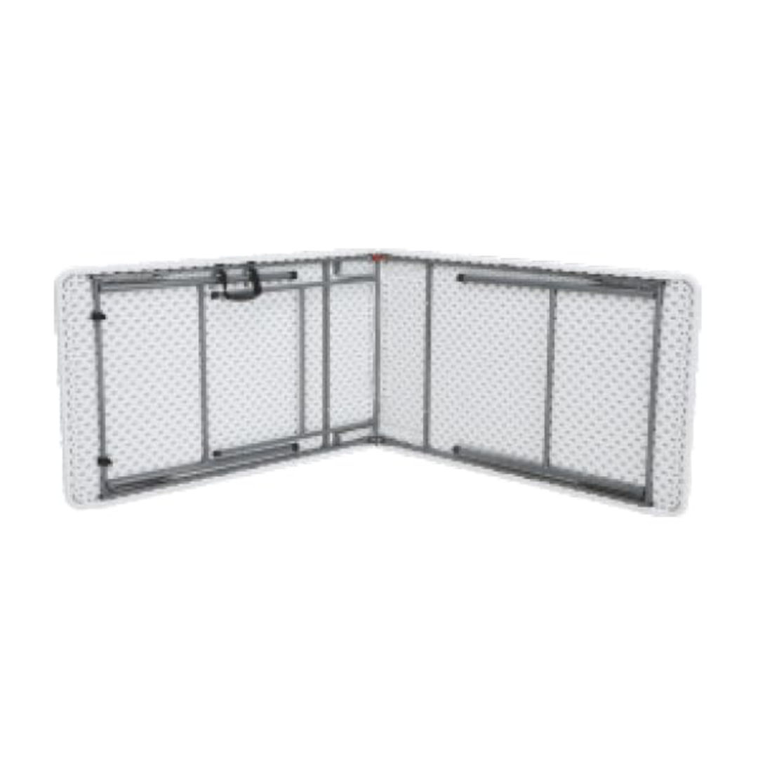 طاولة طويلة قابلة للطي - طول 244 سم - أبيض