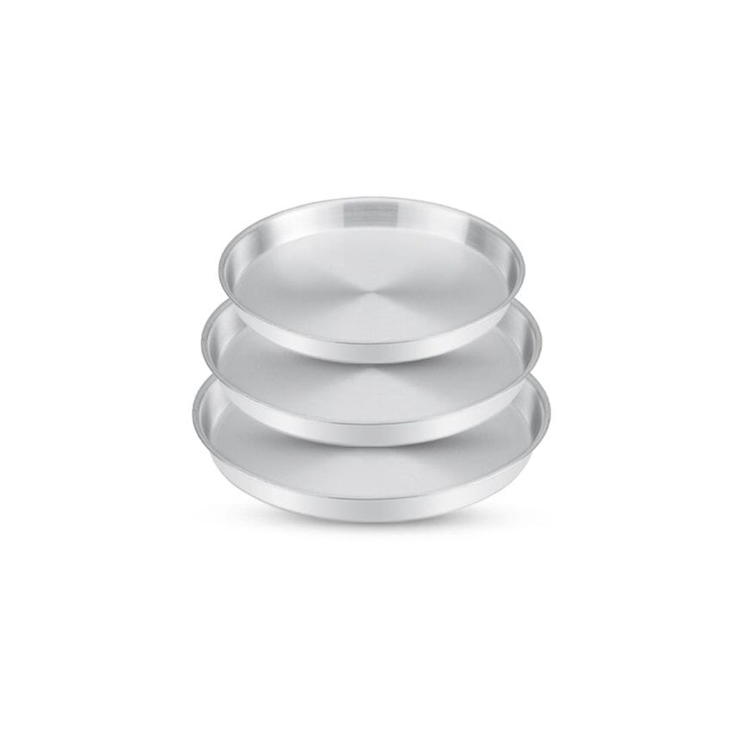 الزنوكى طقم بسبوسة (28-30-34) - 3 قطع - فضي