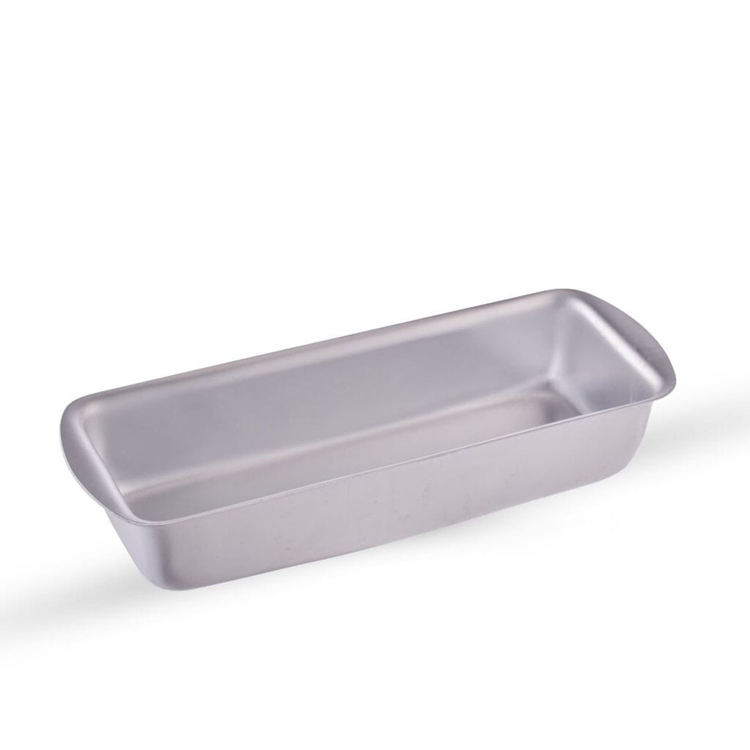 الزنوكى قالب كيك مستطيل الومنيوم مقاس 3 - فضي