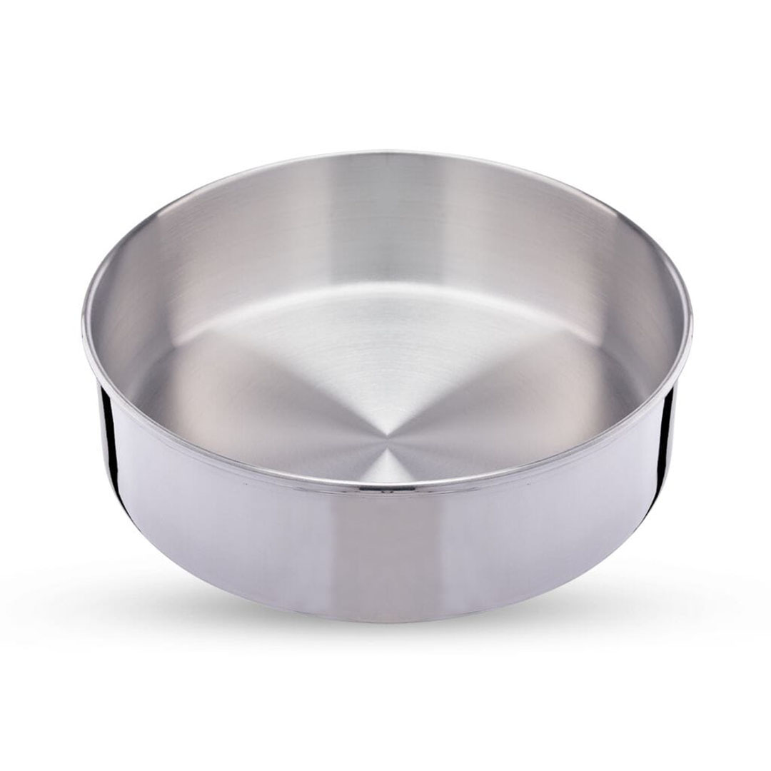 الزنوكى صينية فرن فاخر الومنيوم مقاس 26 - فضي