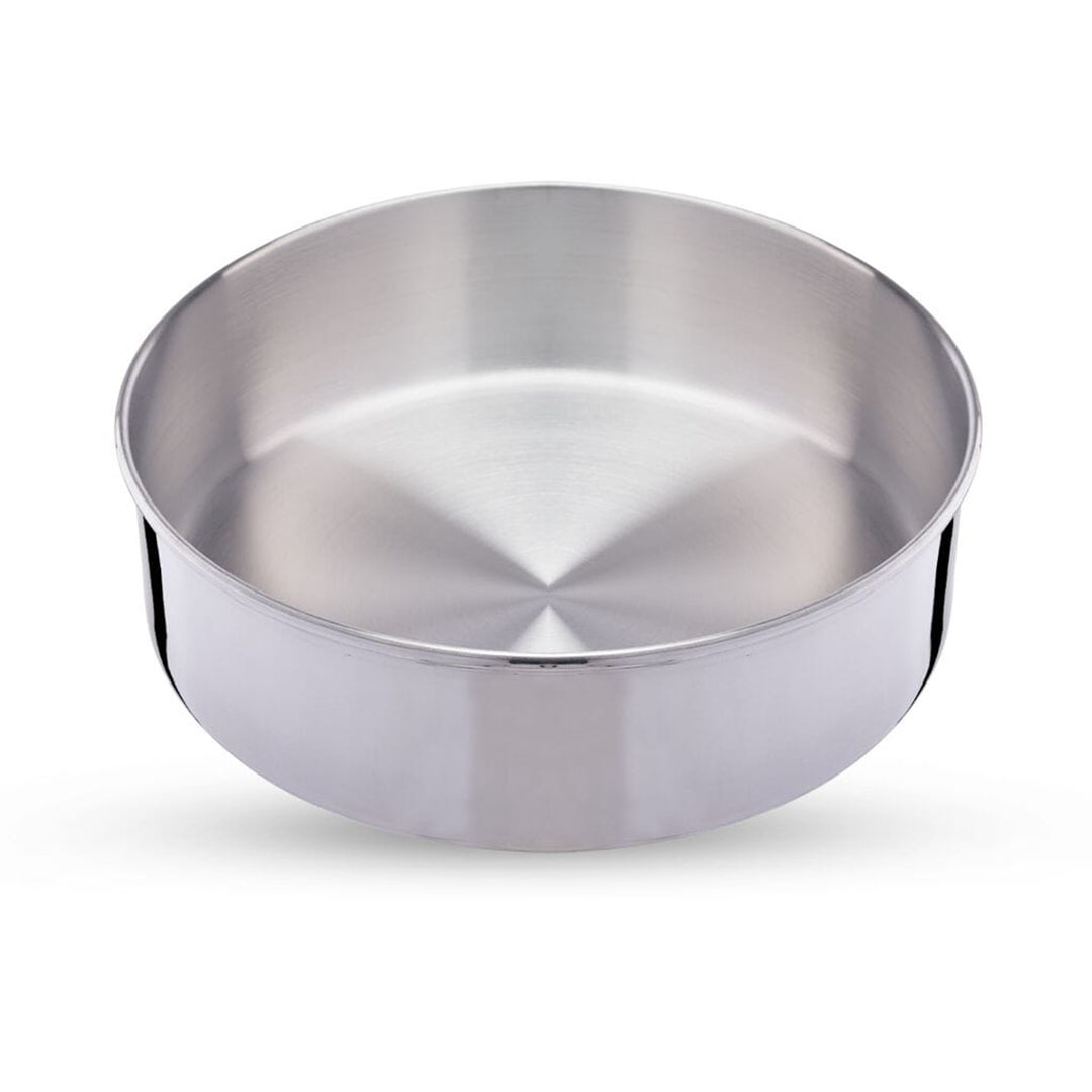 الزنوكى صينية فرن فاخر الومنيوم مقاس 28 - فضي