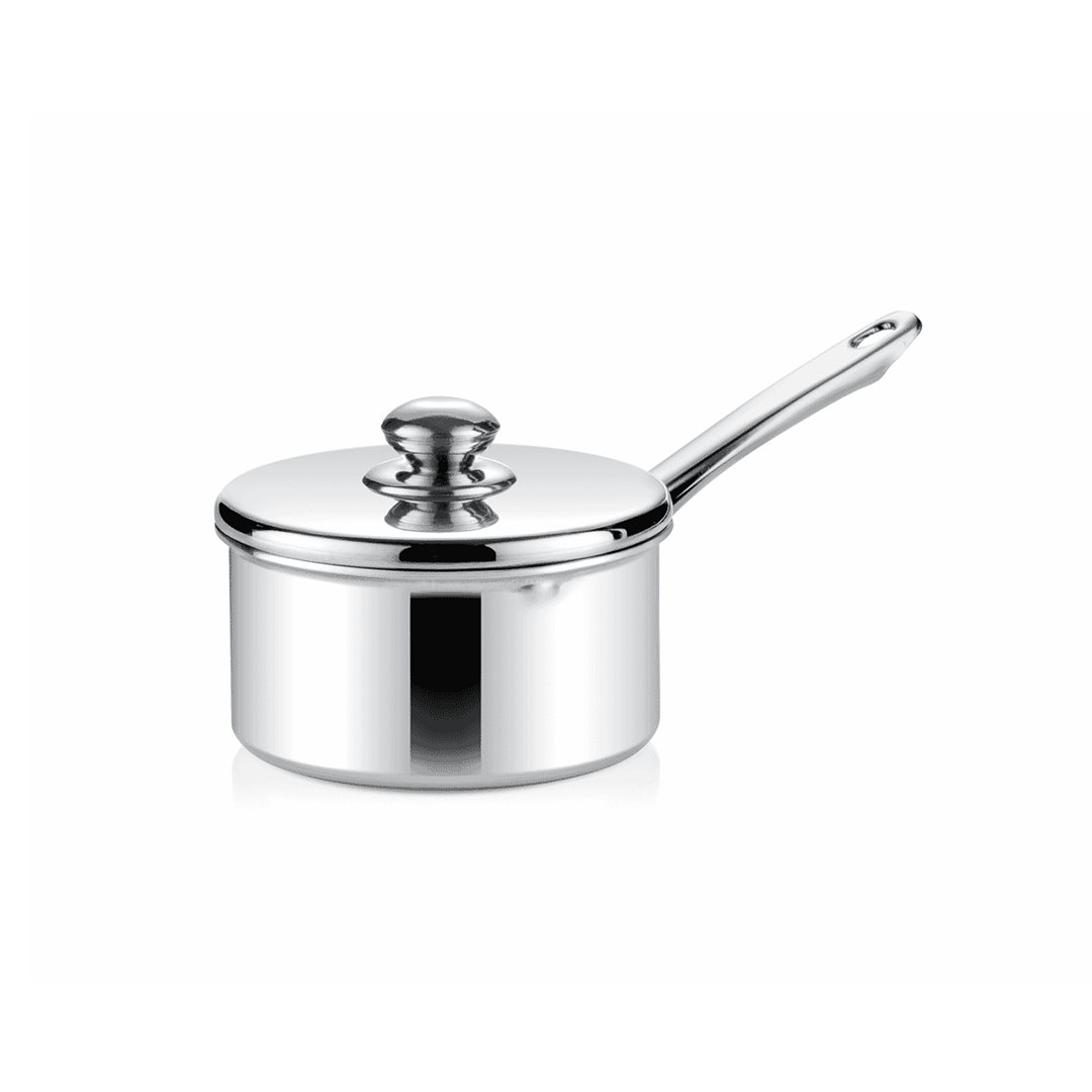 الزنوكى كسـروله بـاور بالغطاء الومنيوم مقاس 16 - فضي