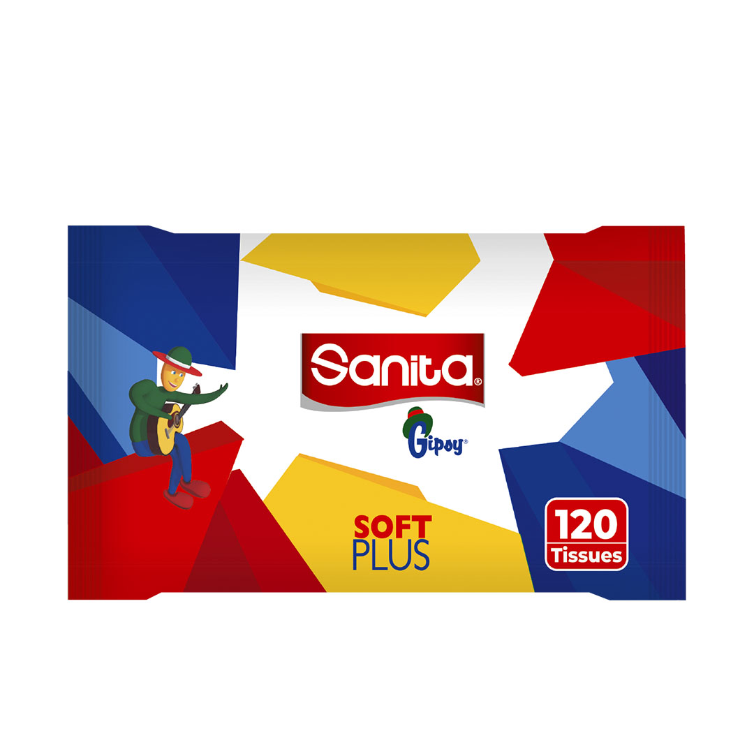 سانيتا جيبسي مناديل وجه - 120 منديل