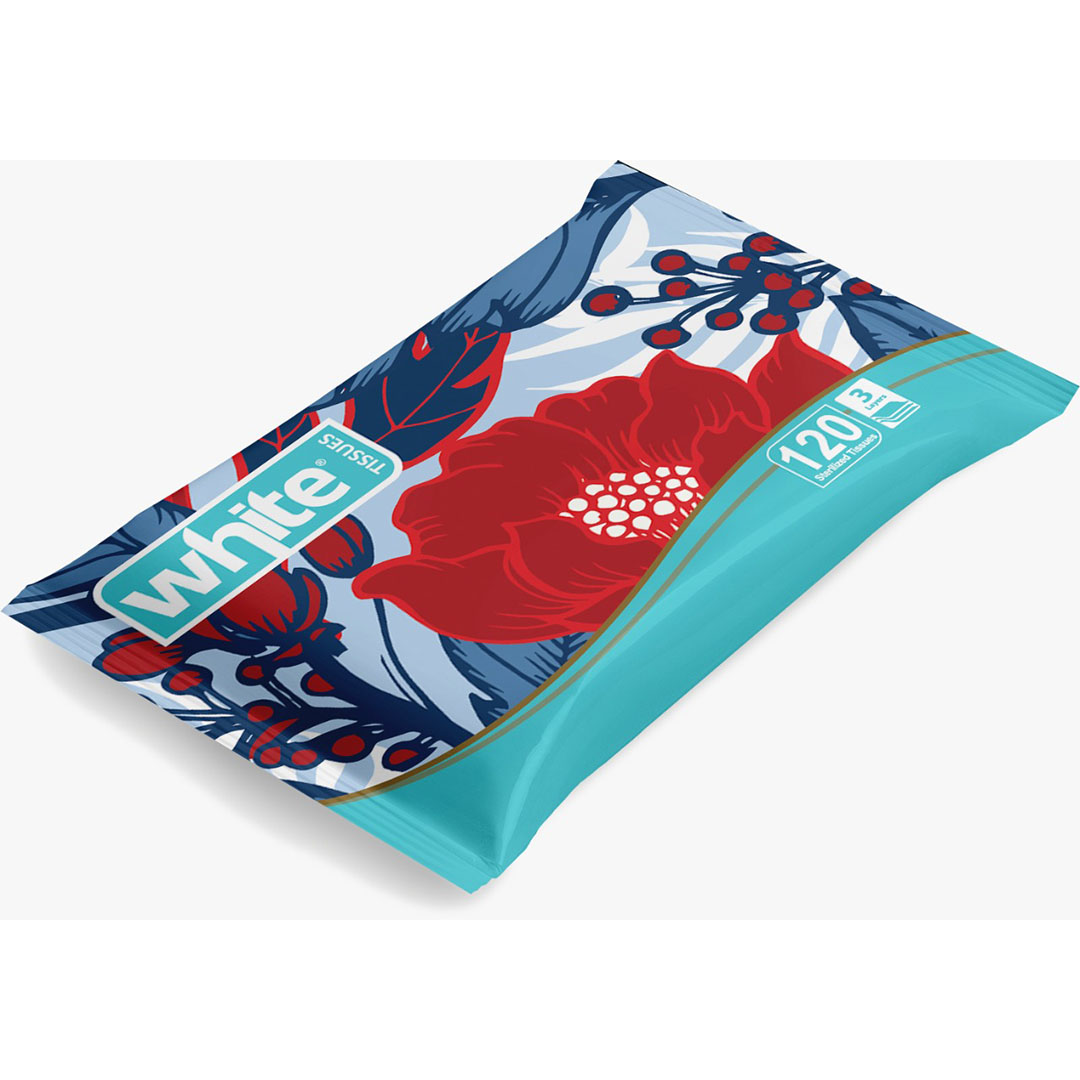 وايت مناديل جو باك - 120 منديل