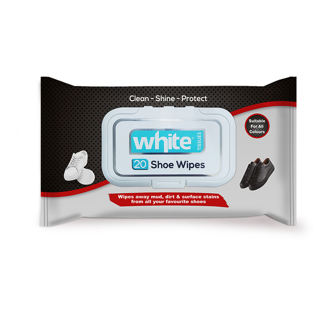 وايت مناديل مبللة للأحذية - 20 منديل