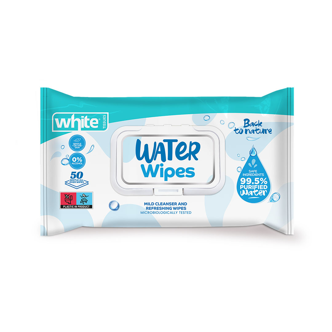 وايت مناديل مبللة للماء - 50 منديل
