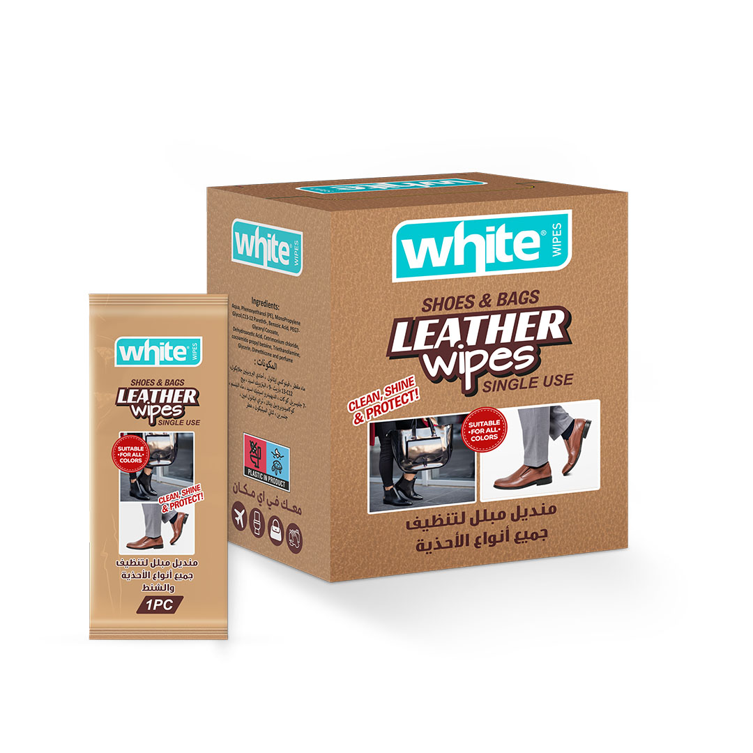 وايت مناديل مبللة للأحذية والحقائب - 52 قطعة