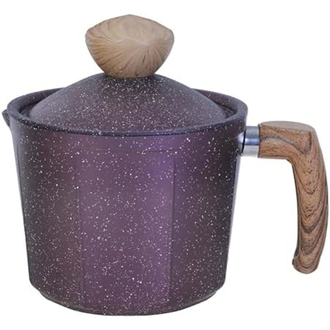 طقم حلل جرانيت سداسى من ايديال هوم اوكتاجون - 20 قطعة - موف