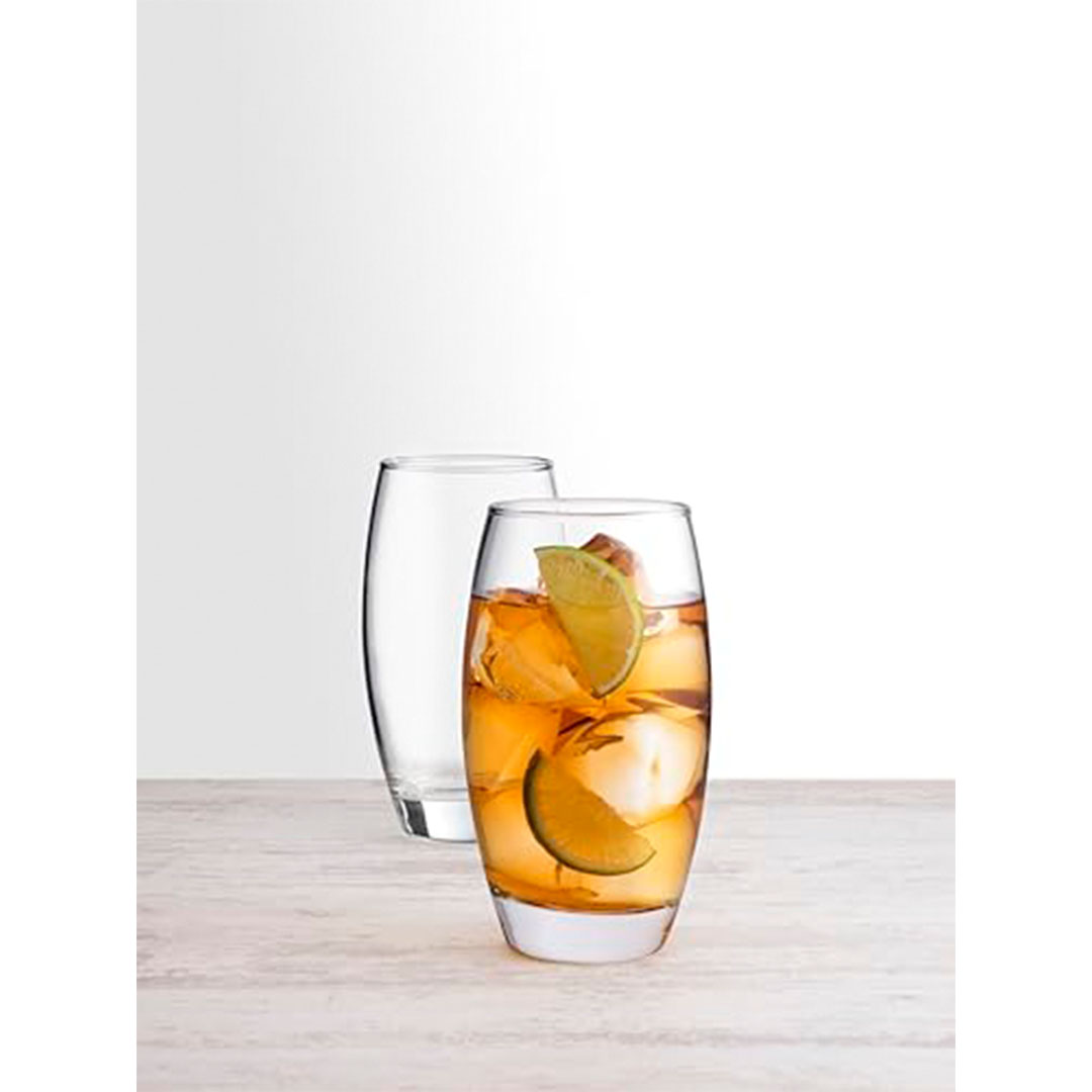 اكواب مشروبات طويلة باشابتشي - 500 مل - شفاف - 6 أكواب