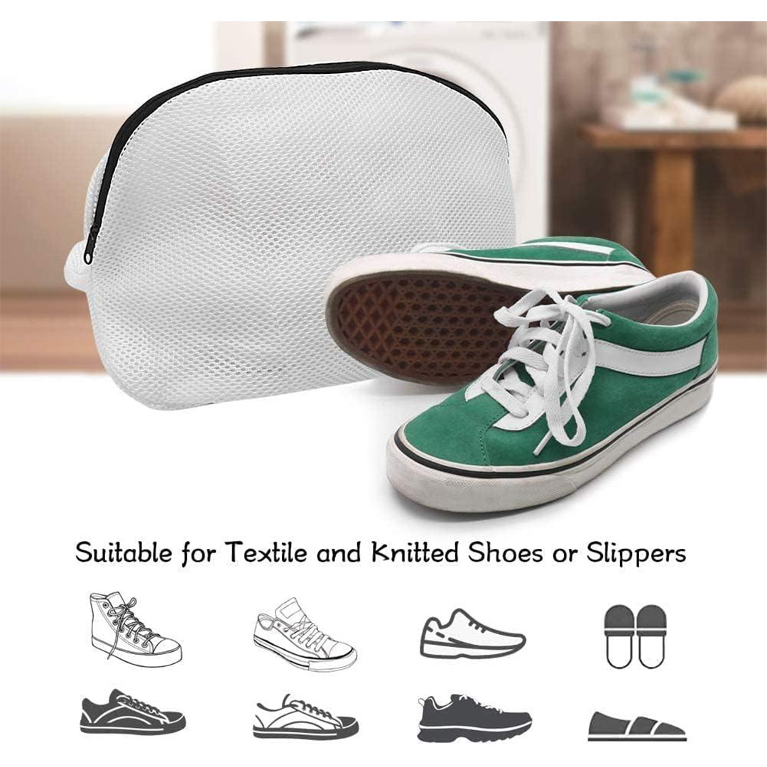 كيس غسيل و تجفيف الأحذية بالسوسته - ١ قطعة