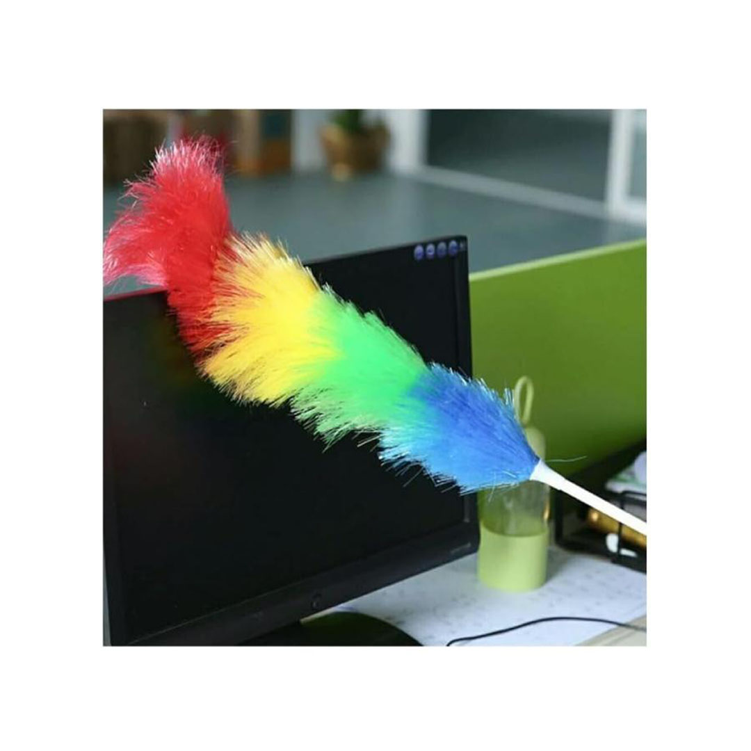 ريشه الاتربه بمقبض طويل لتنظيف المكاتب والمنازل