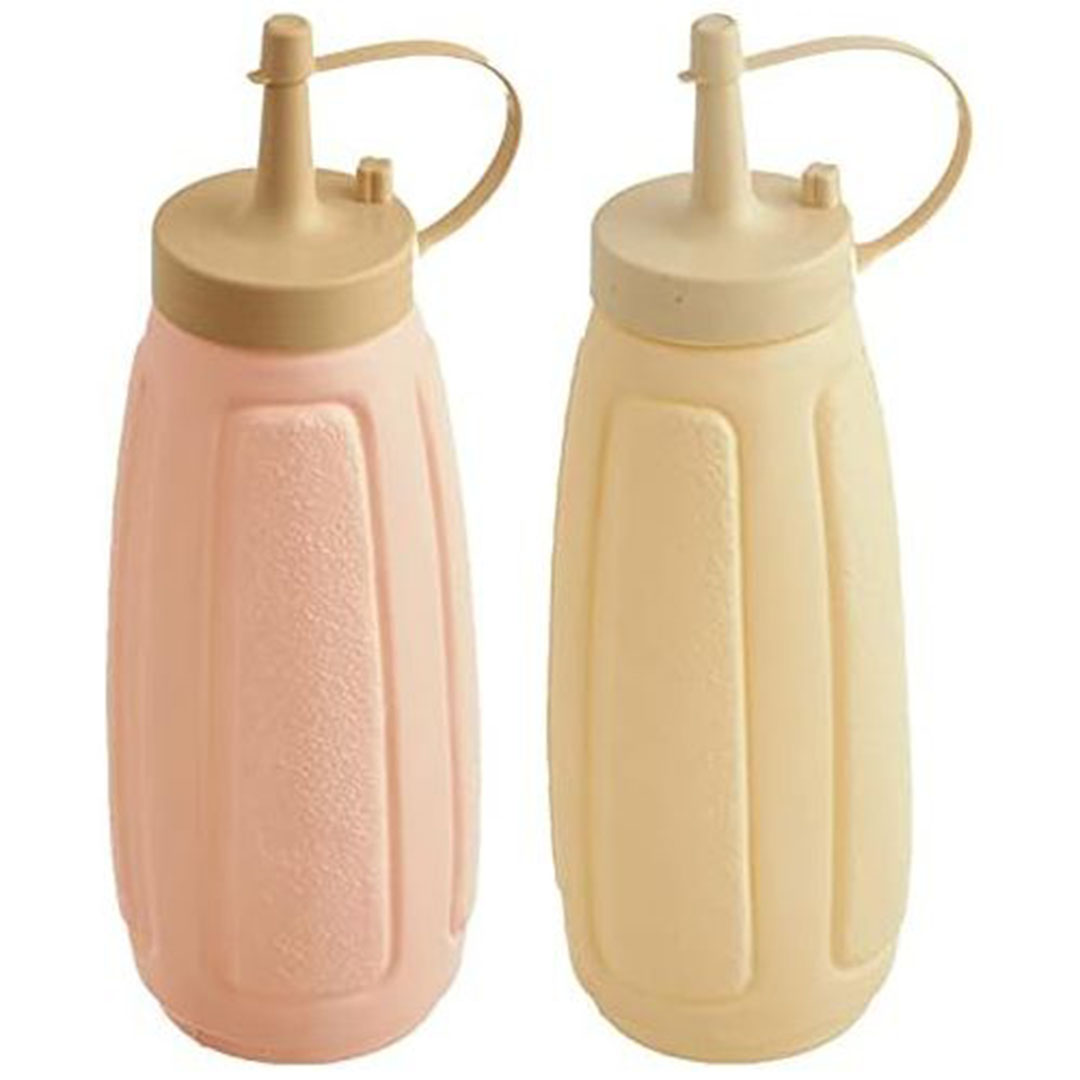 زجاجات كاتشب ومايونيز - قطعتين