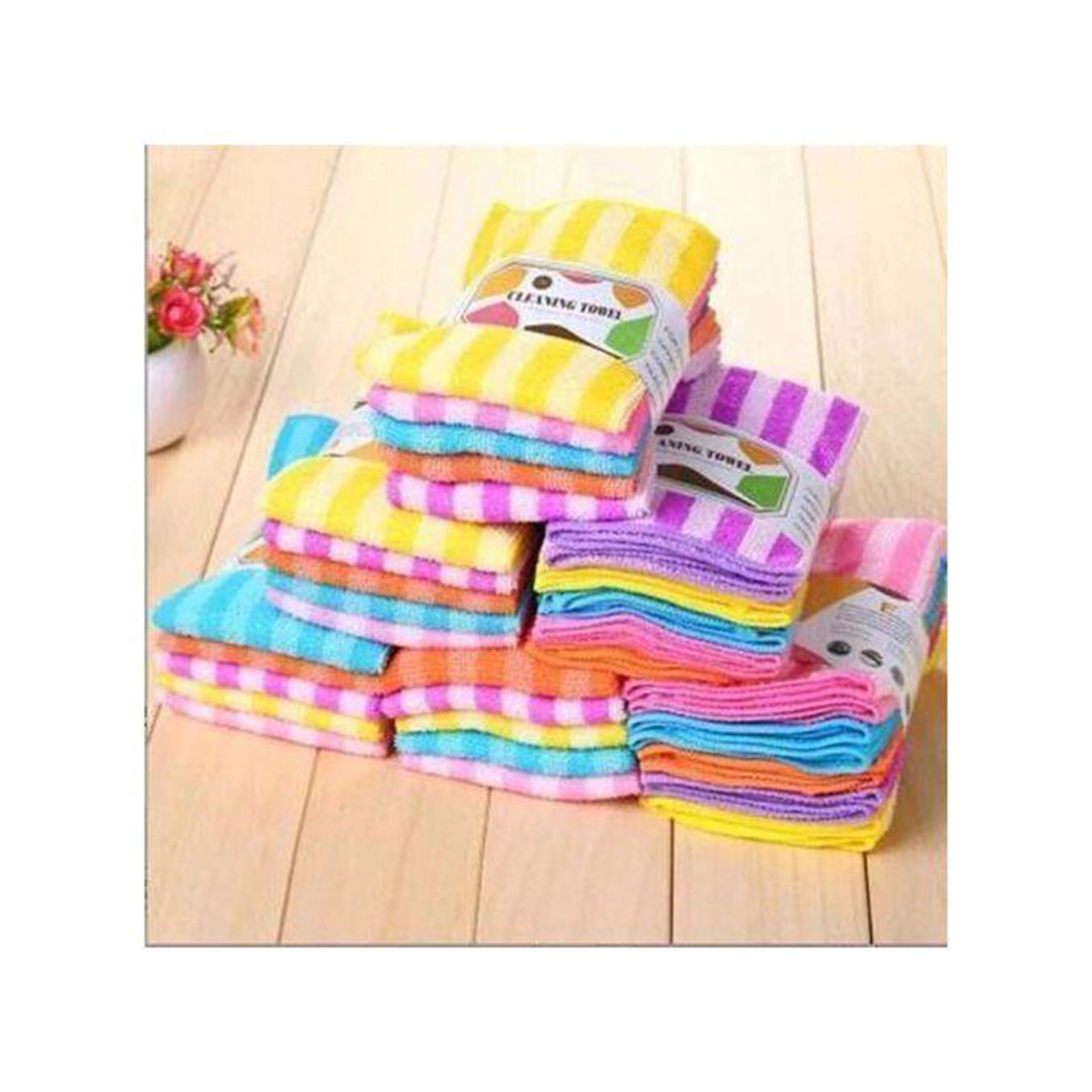 منشفة مطبخ متعددة الألوان - 5 قطع