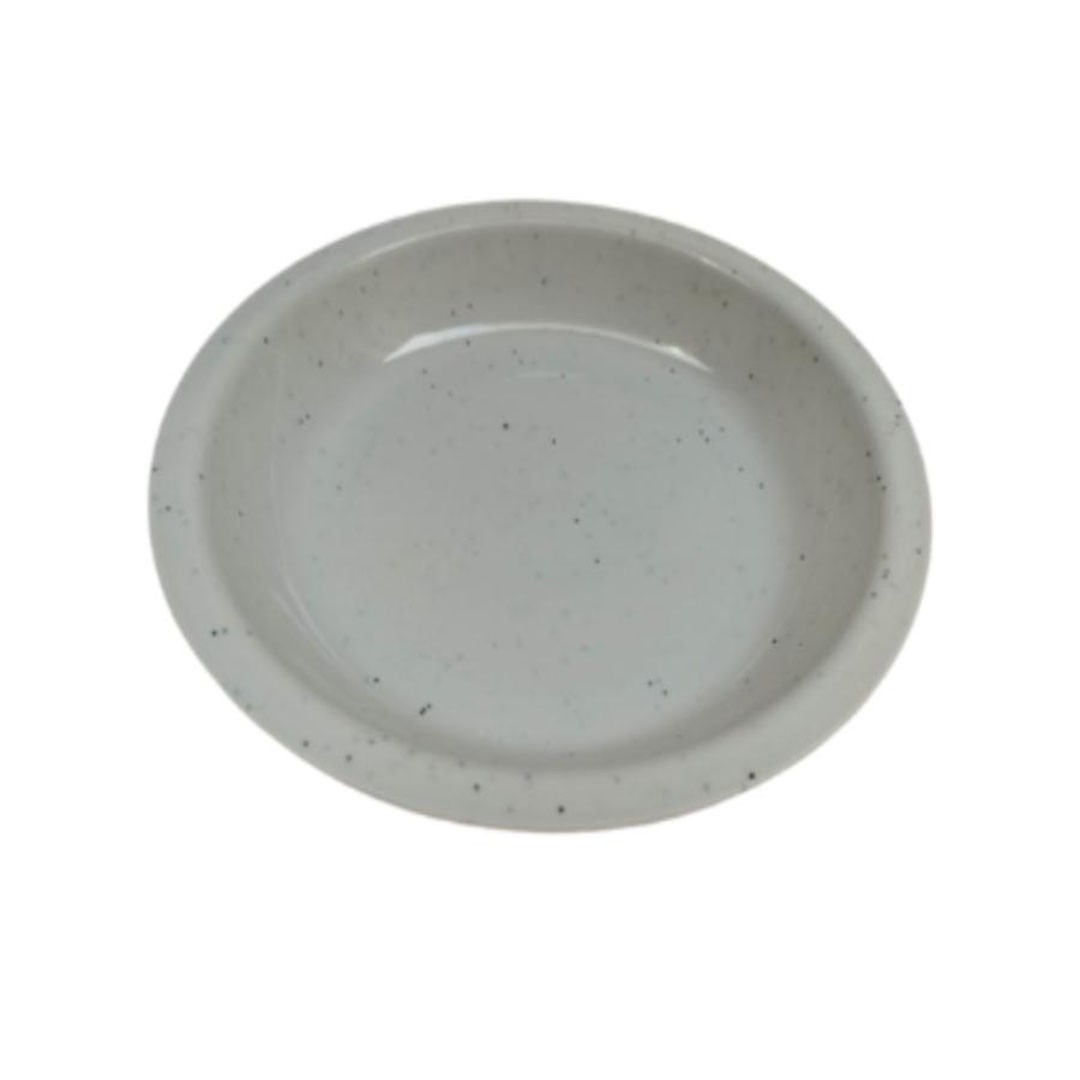 طبق بلاستيك كبير دائري بنمط الجرانيت