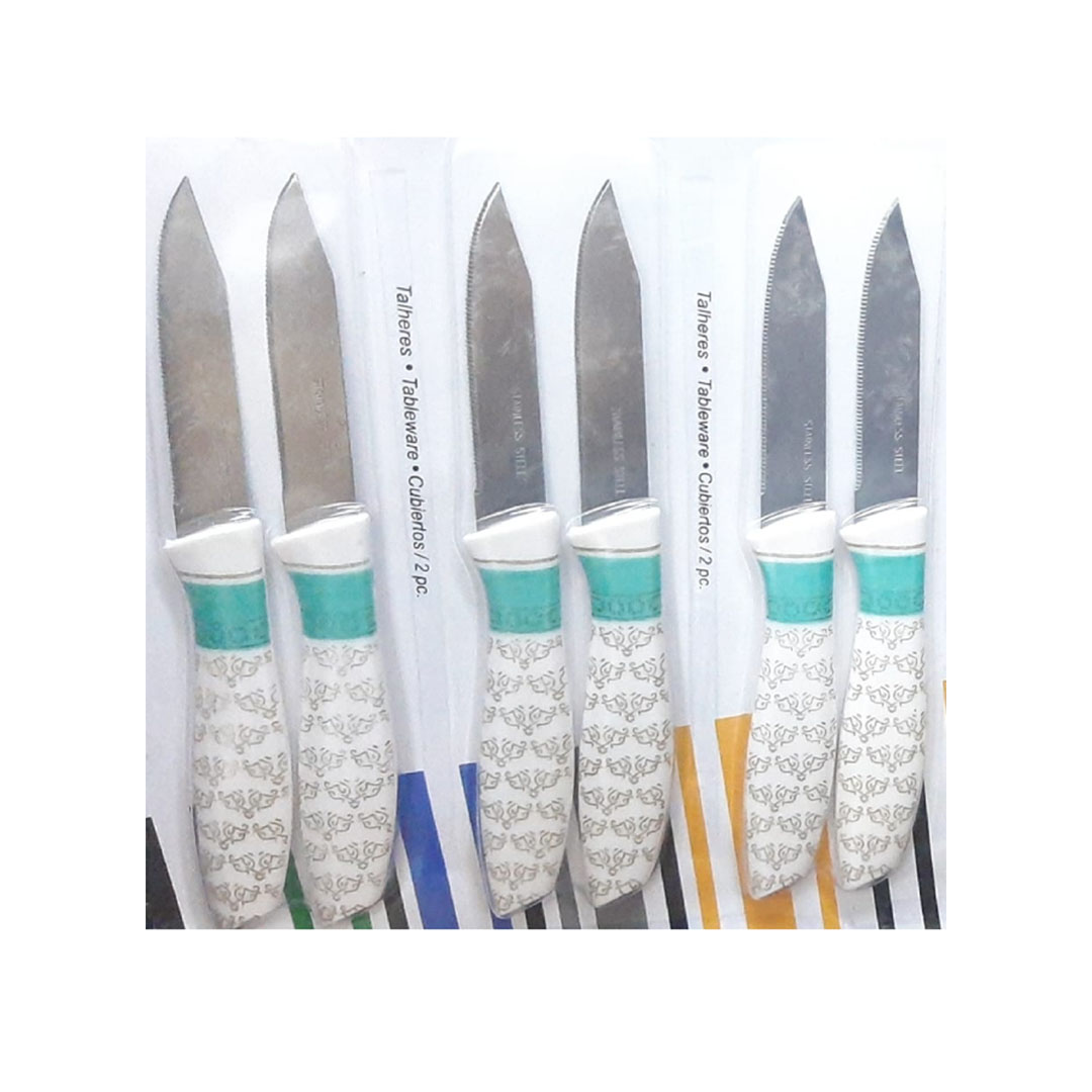 سكين فواكه وخضراوات 17 سم - قطعتين