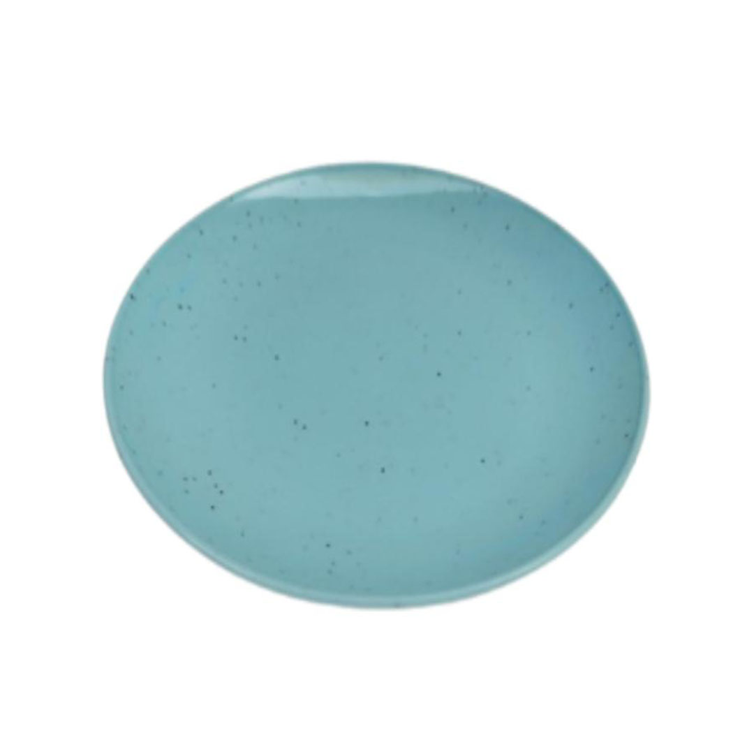 طبق بلاستيكي دائري كبير بنقشة الجرانيت