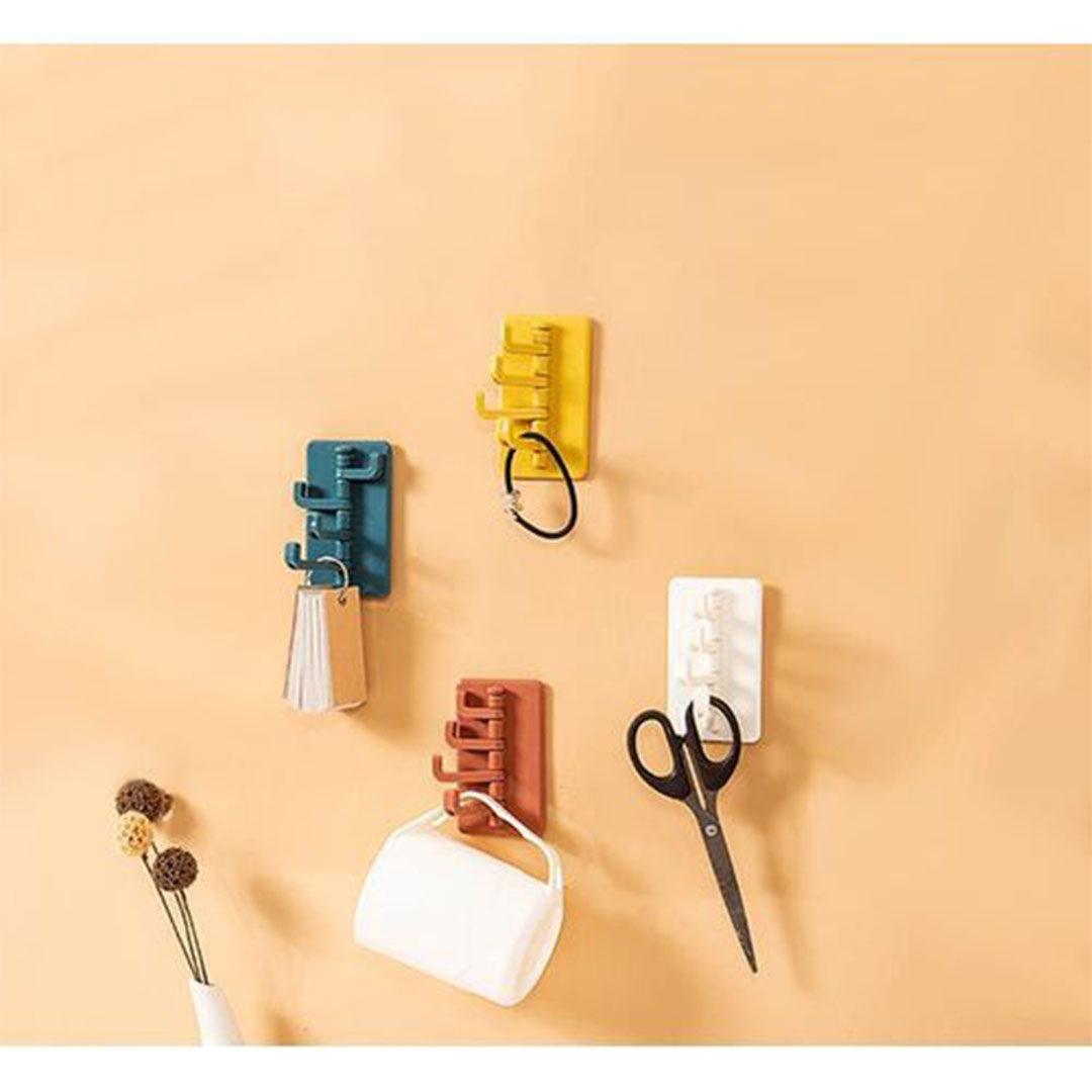 علاقة ادوات خفيف - 4 خطافات - قطعة واحدة