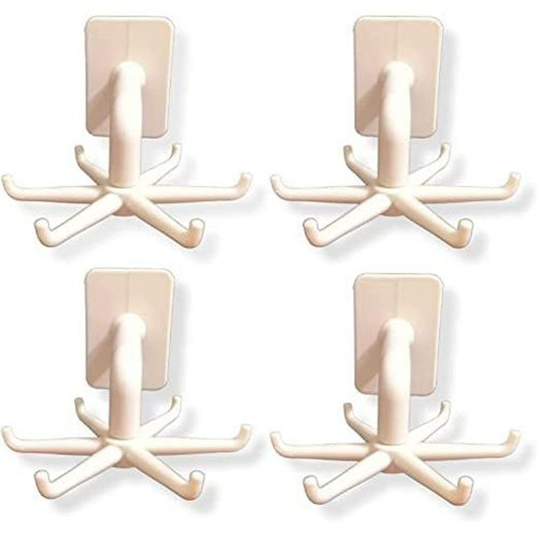 علاقة ملابس دوارة 360 درجة - 6 هوك