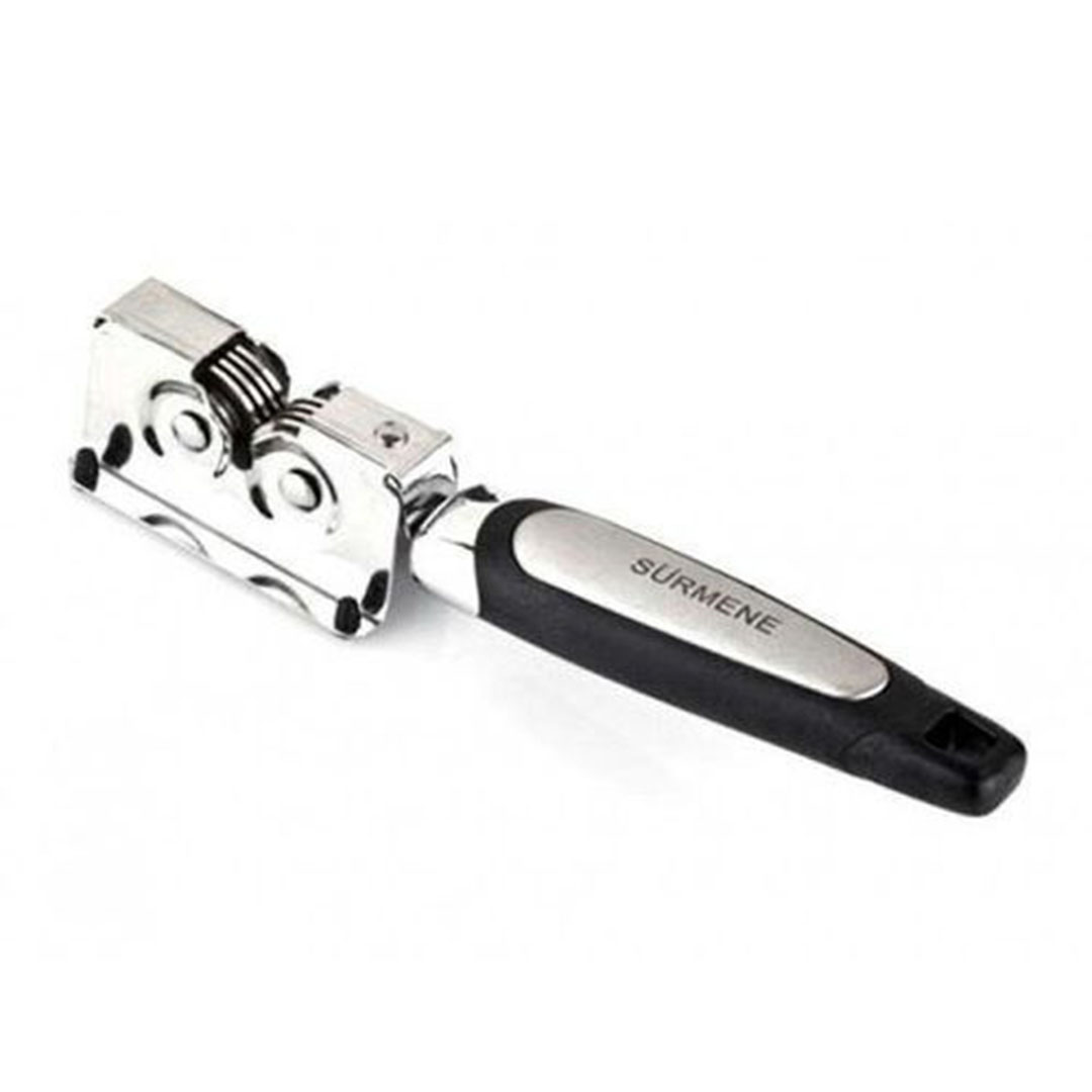 مسن سكاكين معدن بمقبض بلاستيكي