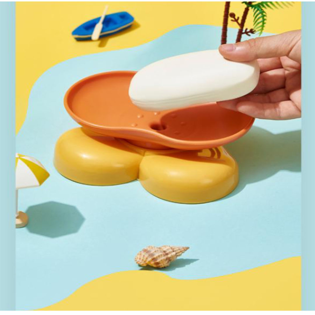 حامل صابون شكل كرتون - قطعة واحدة