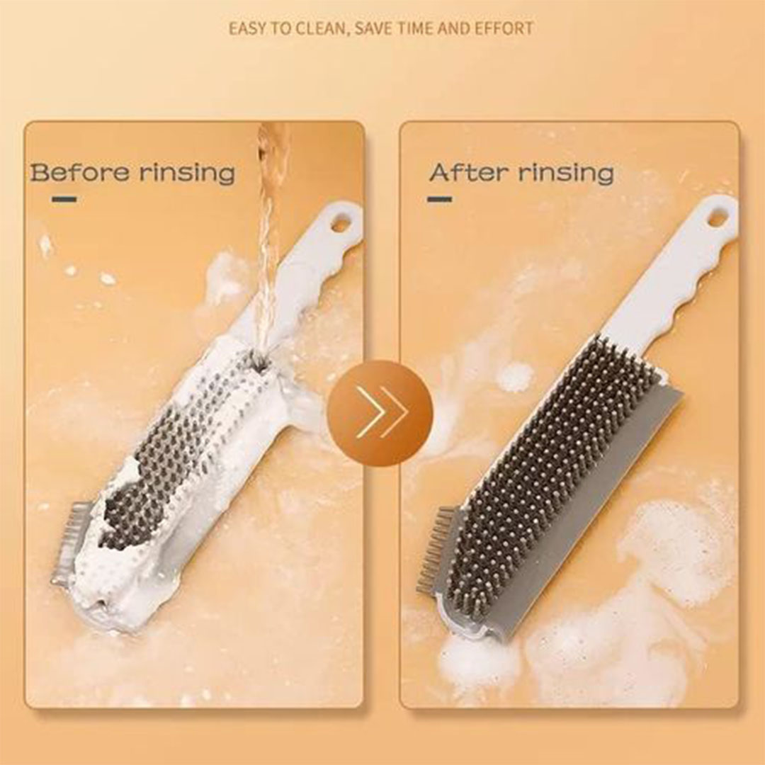 فرشاة تنظيف وممسحة سيليكون للأسطح الزجاجية والرخامية