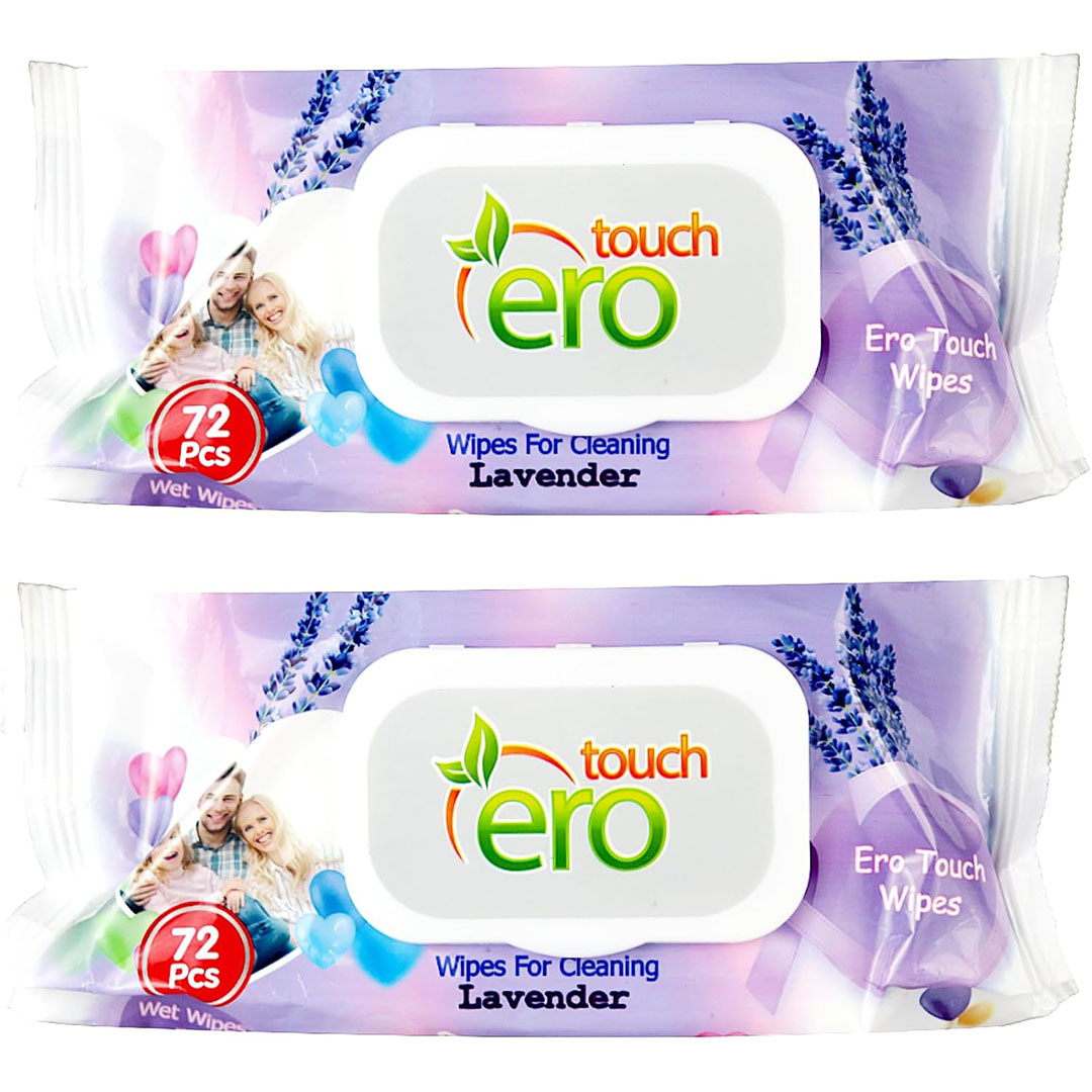 مناديل مبلله للأطفال برائحة اللافندر – 72 منديل