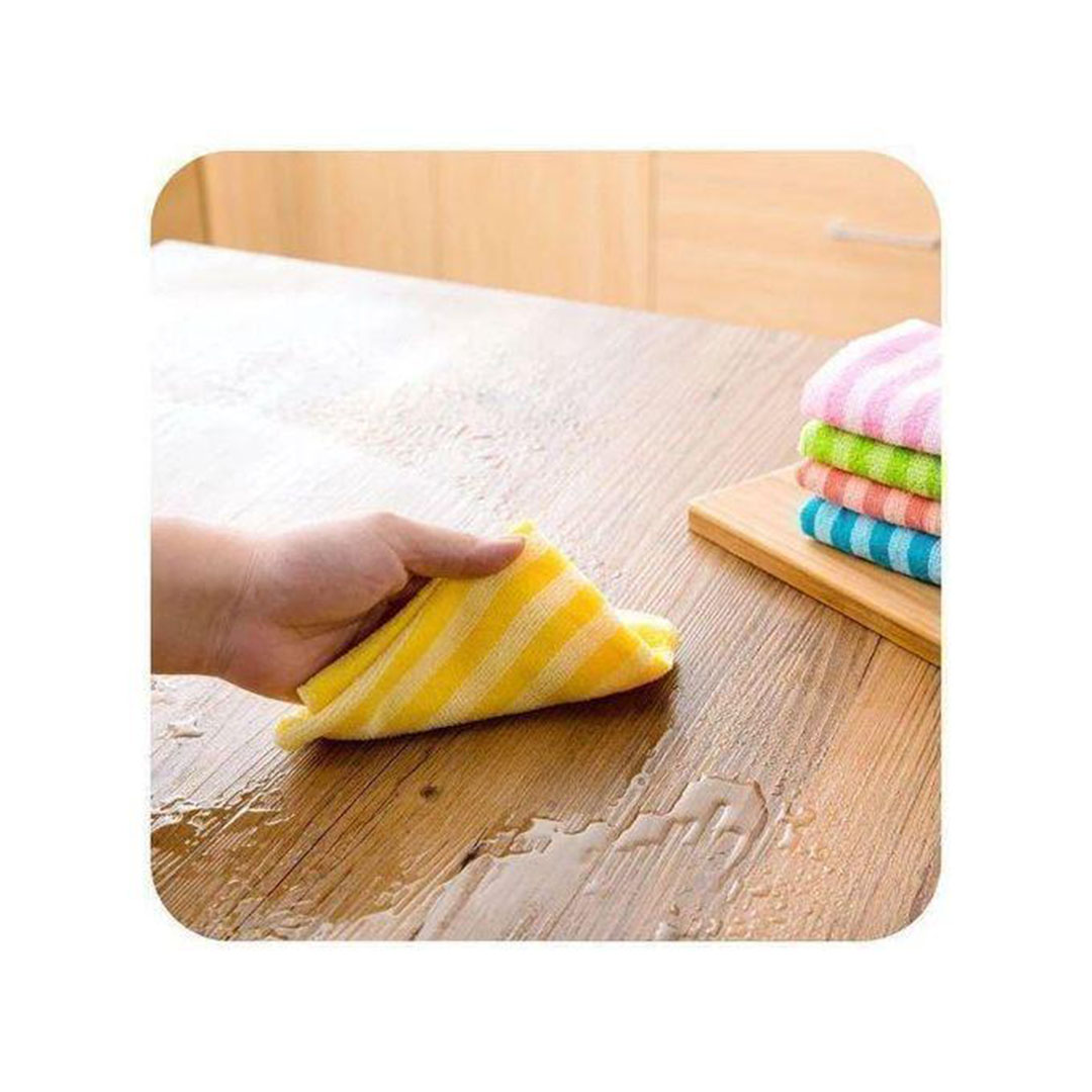 منشفة مطبخ متعددة الألوان - 5 قطع