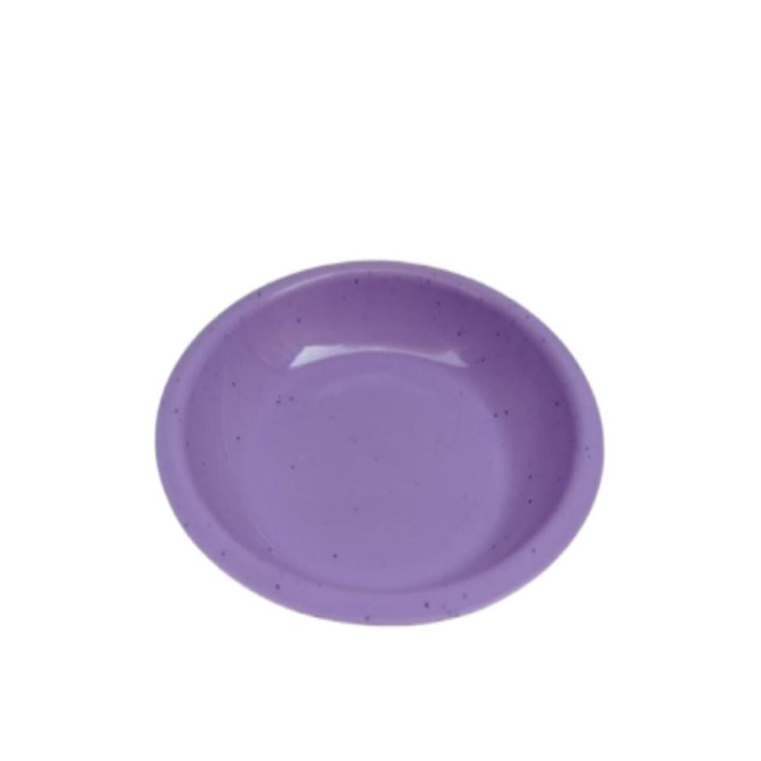 طبق بلاستيك عميق بنقشة الجرانيت حجم صغير