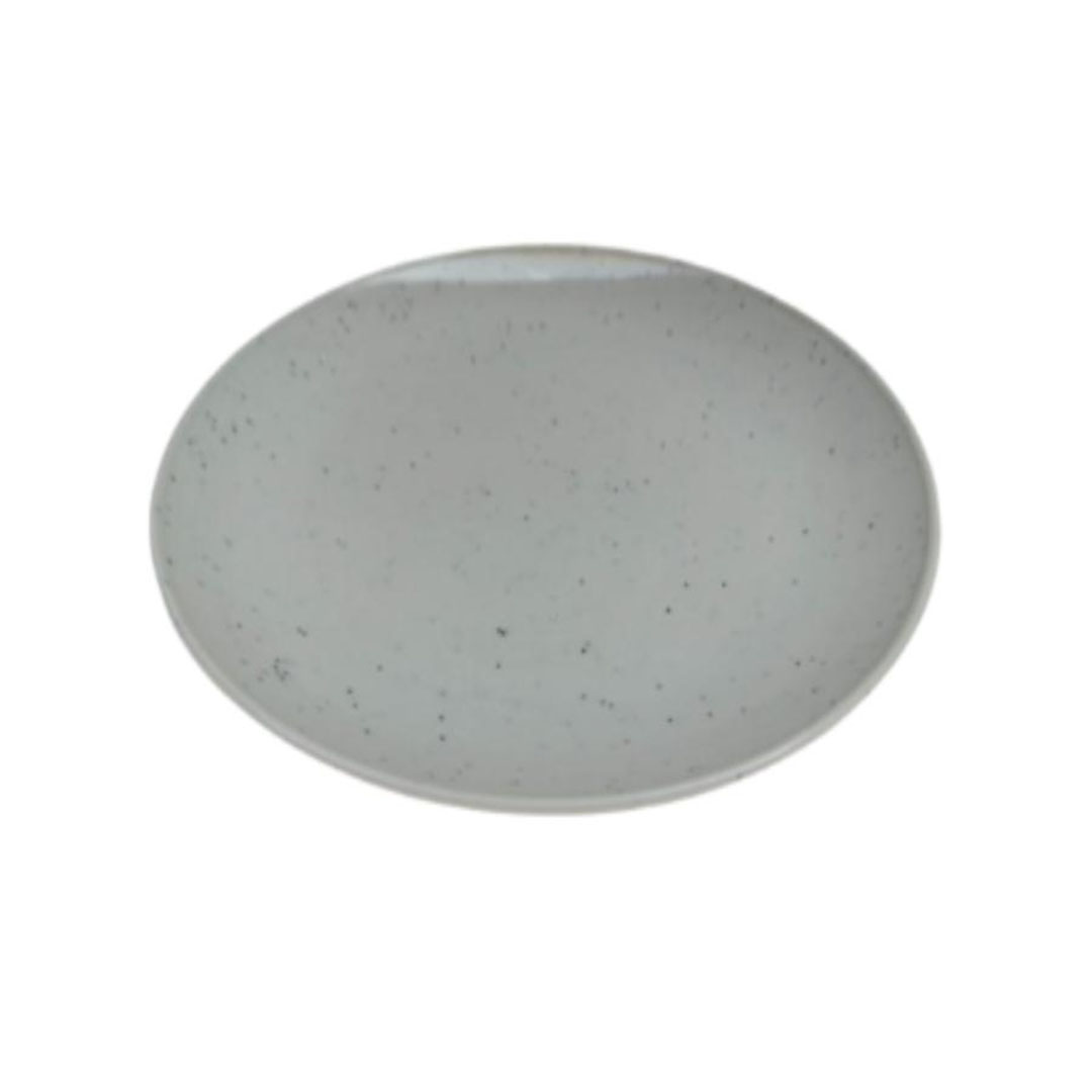 طبق بلاستيكي دائري كبير بنقشة الجرانيت