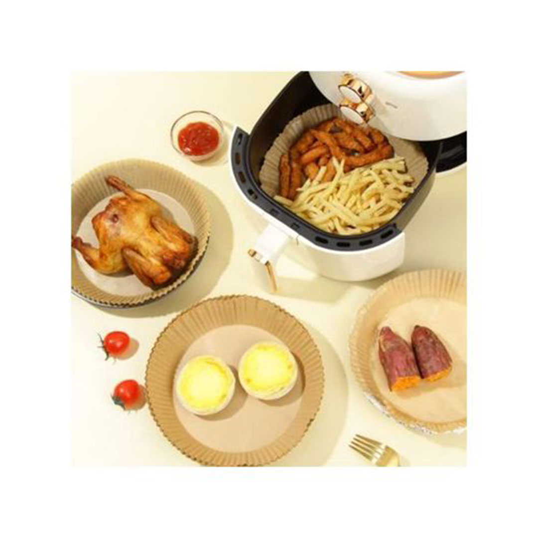 أطباق ورقية غير لاصقة للأير فراير - 50 قطعة