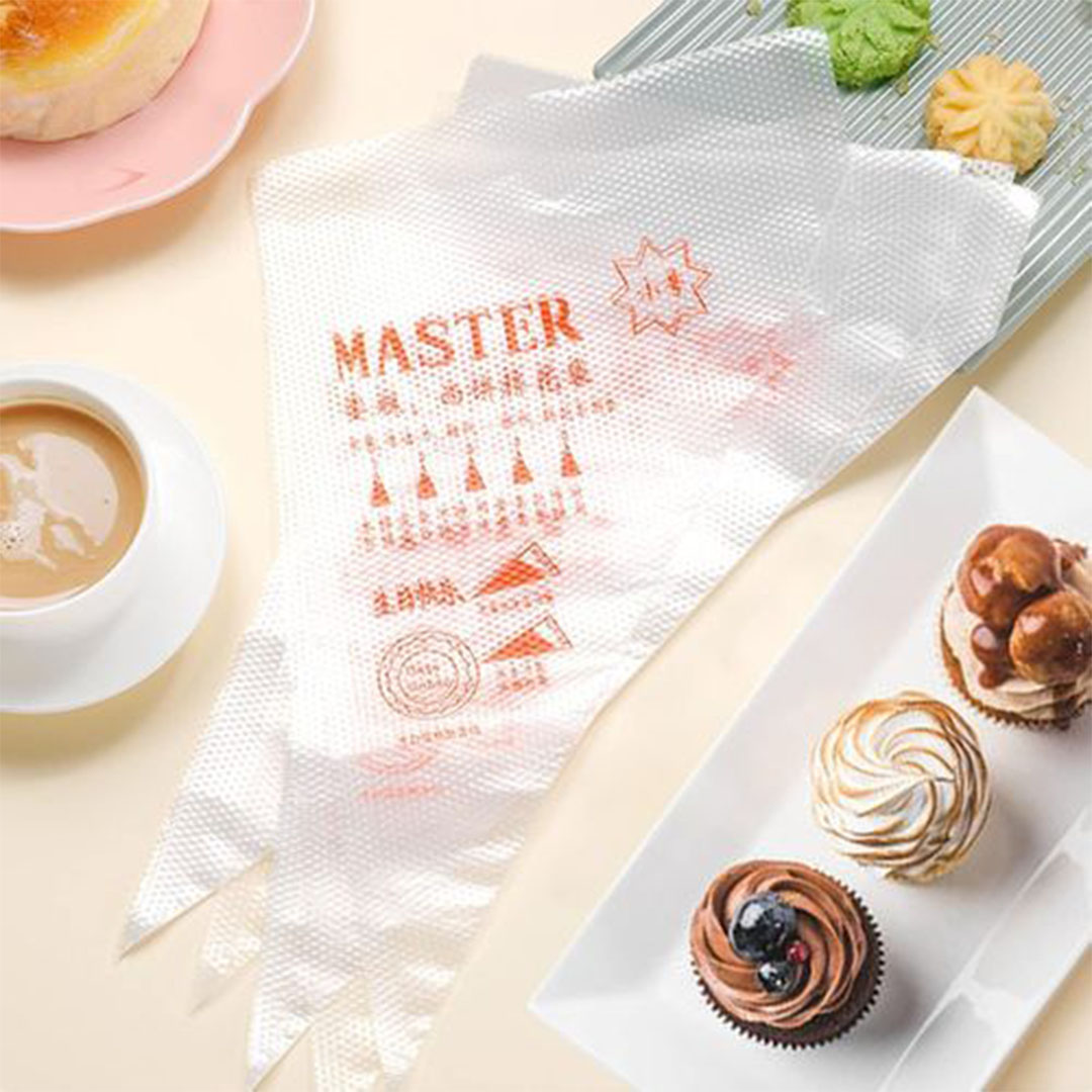 أكياس تزين الكيك والمعجنات - 20 كيس - حجم كبير