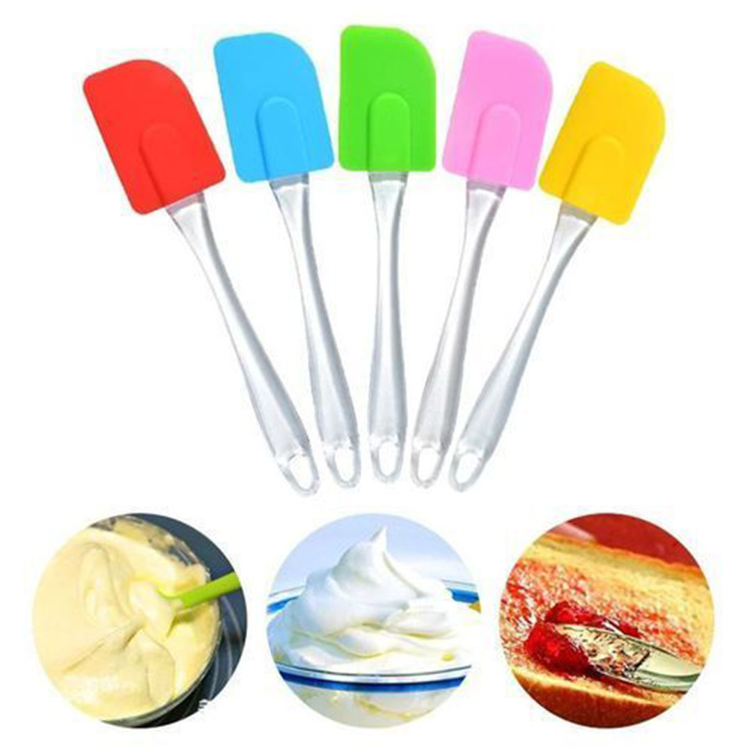 طقم ملعقة وفرشاة سيليكون