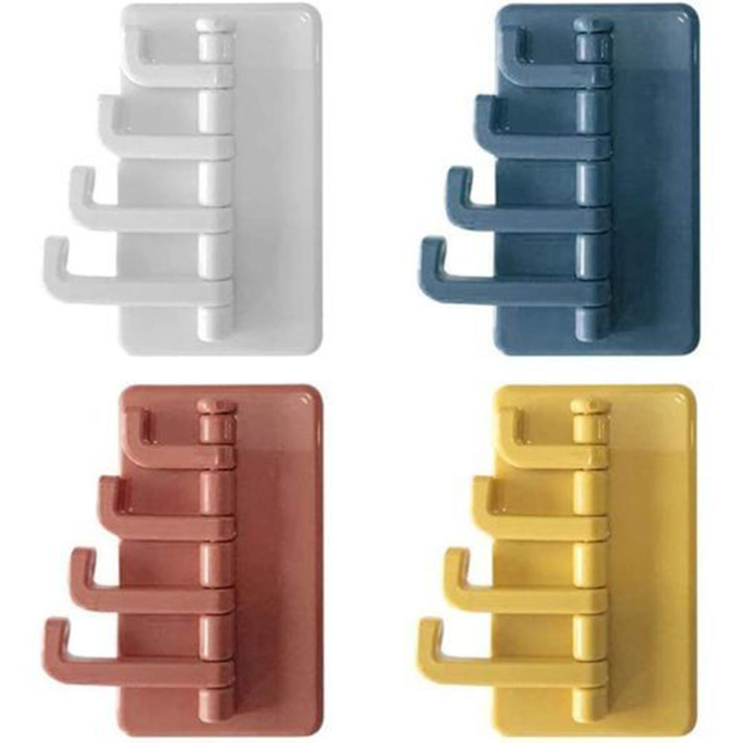 علاقة ادوات خفيف - 4 خطافات - قطعة واحدة