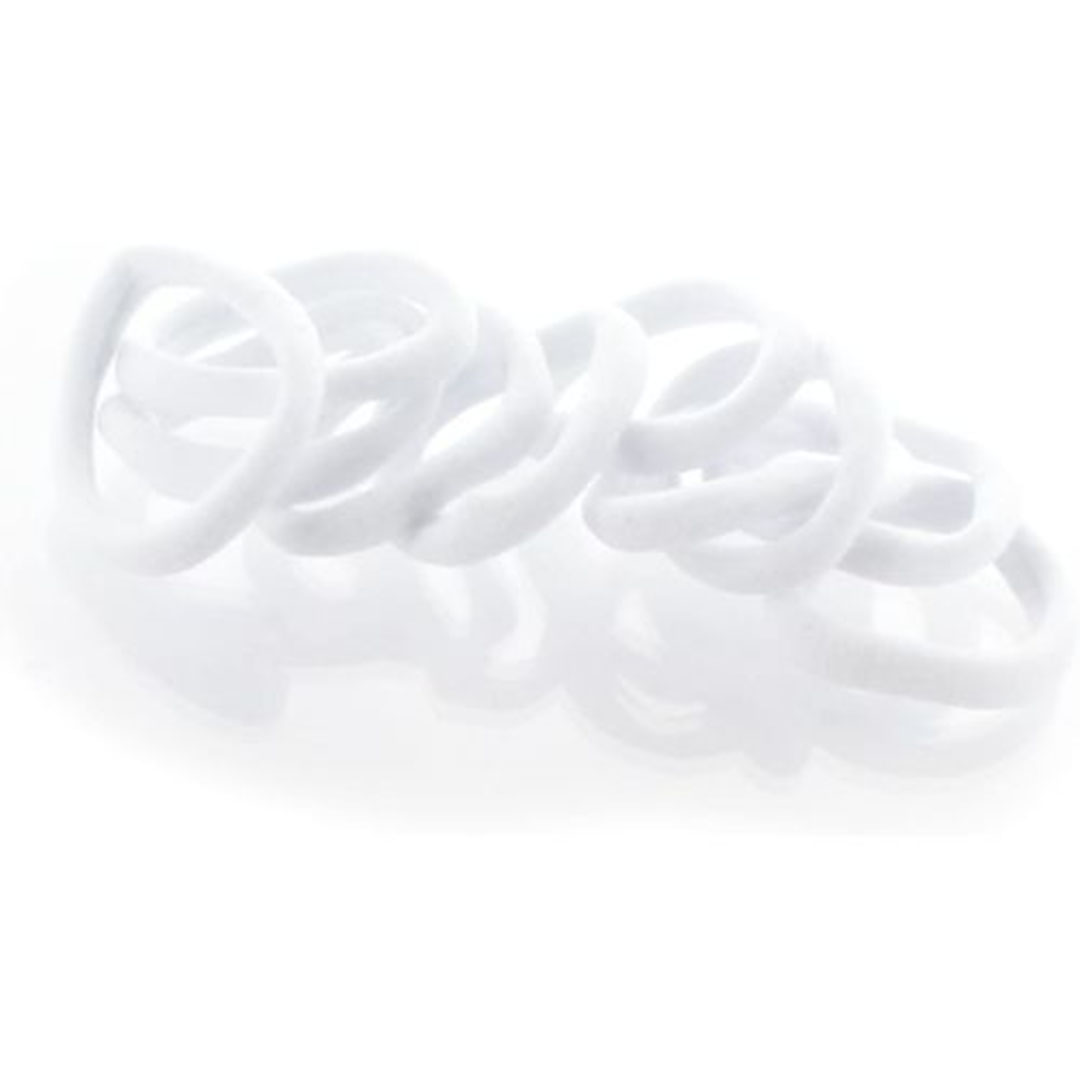 توك شعر قطن مرن - مقاس متوسط - 6 قطع