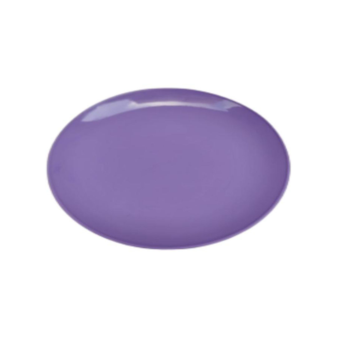 طبق كبير بلاستيك دائري سادة