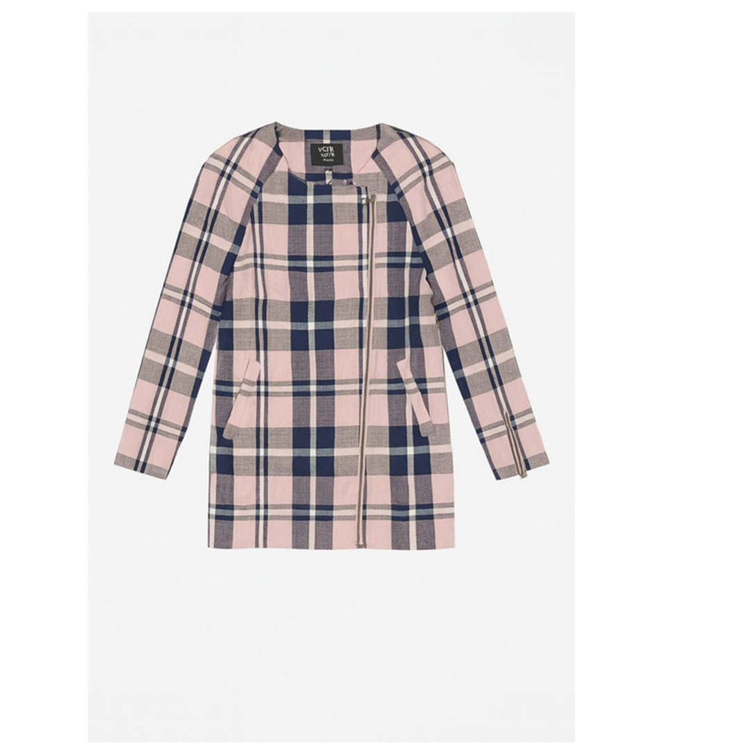 جاكيت قطن حريمي كاروهات