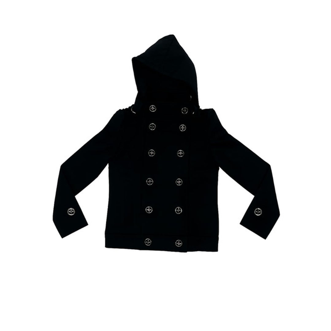 جاكيت بكم قصير حريمي - أسود