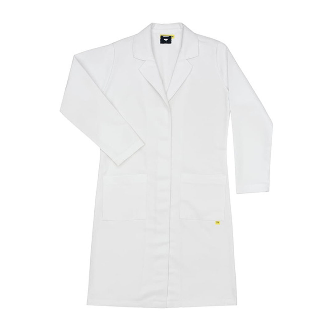 بالطو طويل حريمي بكم - أبيض