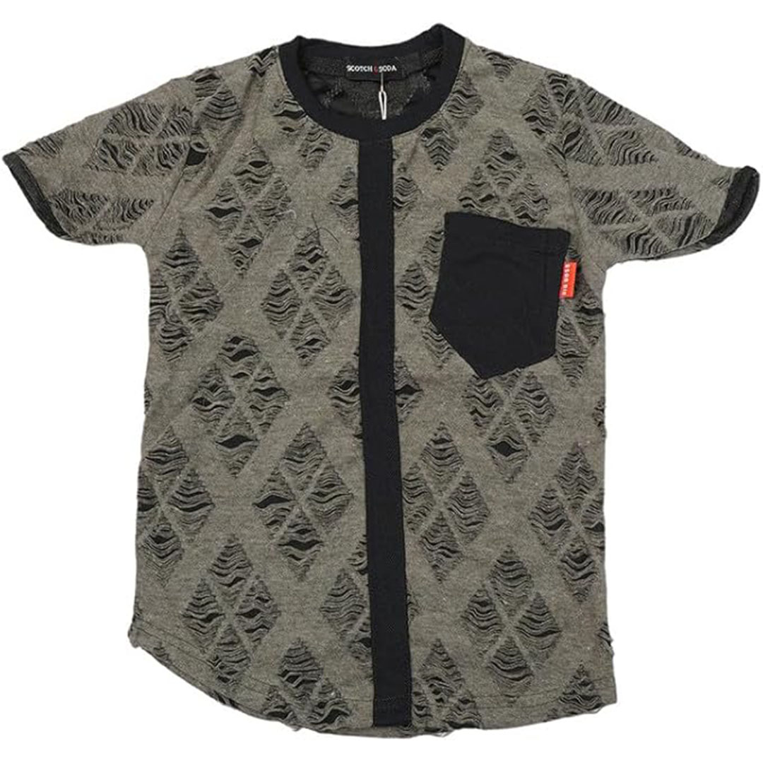 تيشيرت قطن نصف كم أولادي