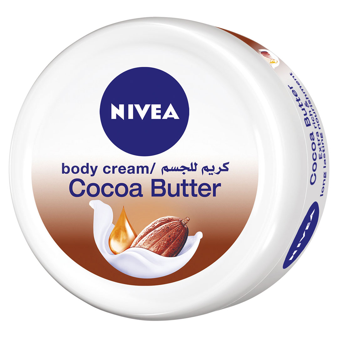كريم الجسم نيڤيا بزبدة الكاكاو 5 في 1 كومبليت كير - 48 ساعة ترطيب عميق - 200 مل