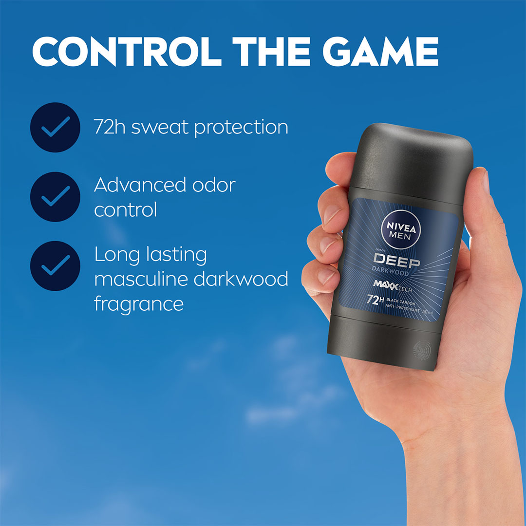 مزيل العرق نيڤيا للرجال - ماكس تك دارك وود - 50 مل
