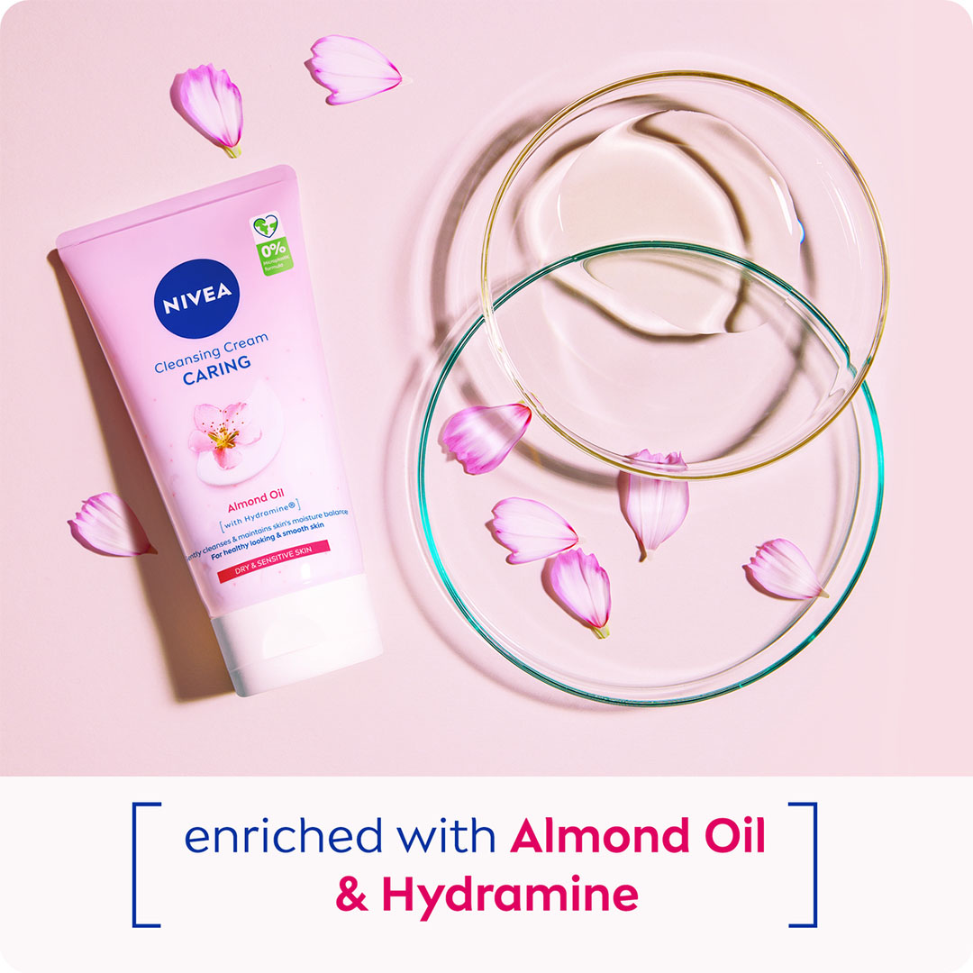 غسول وجه نيڤيا المنظف اللطيف بزيت اللوز - 150 مل