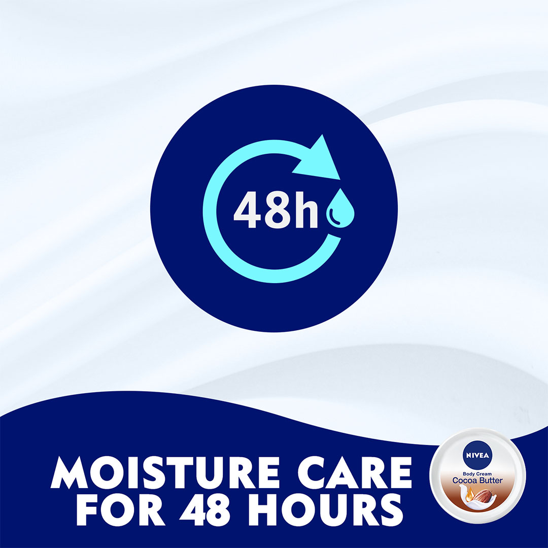 كريم الجسم نيڤيا بزبدة الكاكاو 5 في 1 كومبليت كير - 48 ساعة ترطيب عميق - 200 مل