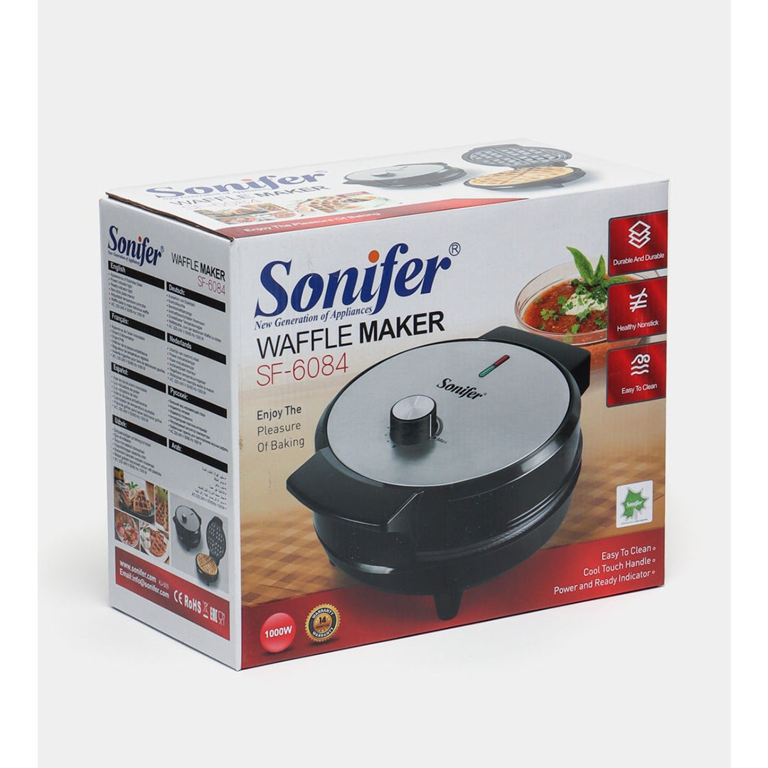 صانع الوافل سونيفر - 1000 وات - SF-6084