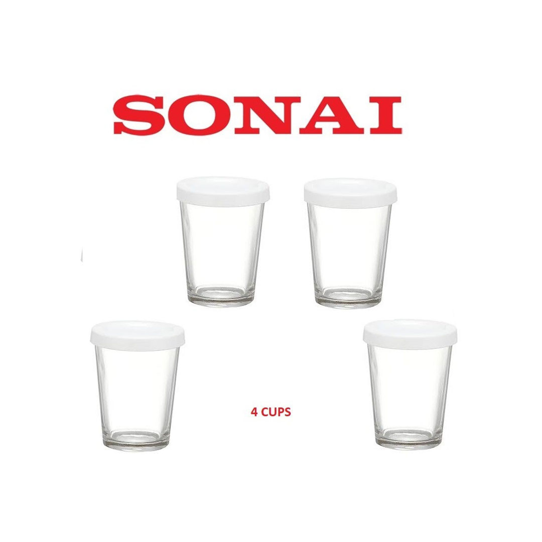 طقم أكواب زبادي من سوناي - 4 أكواب -327196
