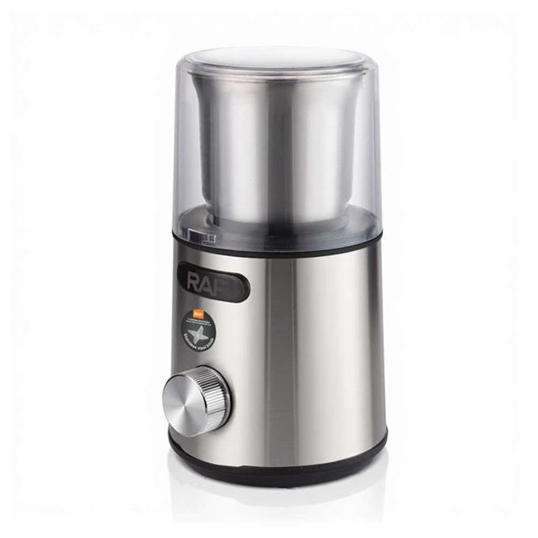 مطحنة متعددة الوظائف من الإستانلس ستيل 80 جرام 4 شفرات 3 سرعات - 400 واط - R.7107