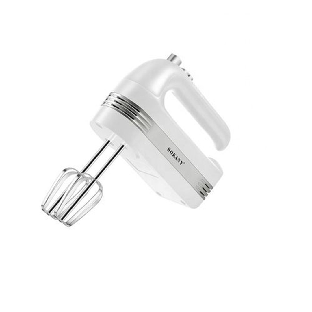 مضرب بيض وعجان كهربائي - 5 سرعات+تربو - 600 وات - أبيض Sk-02002