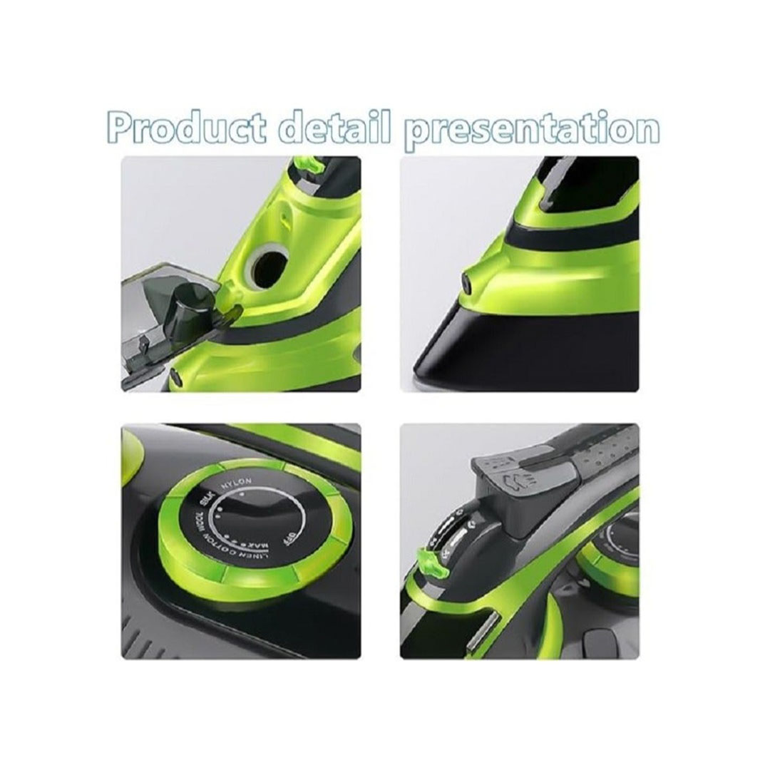 مكواة بخار التحكم بالبخار قاعدة سيراميك - 380 مل - جاف/بخار - 2400 وات SK-11015